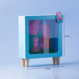 blue customized piggy bank blue customized piggy bank