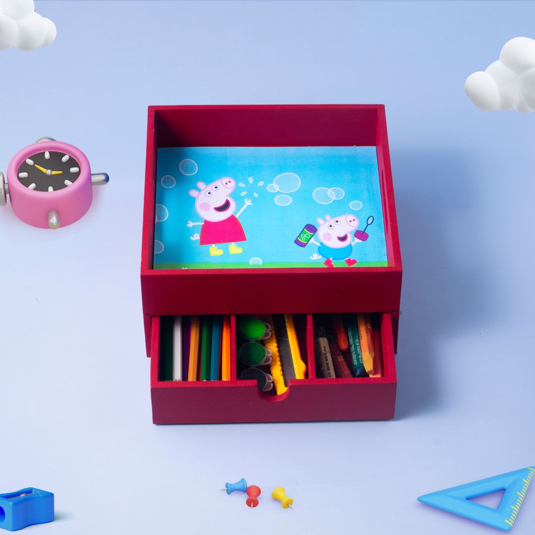 Red Customised Draw Organiser Red Customised Draw Organiser