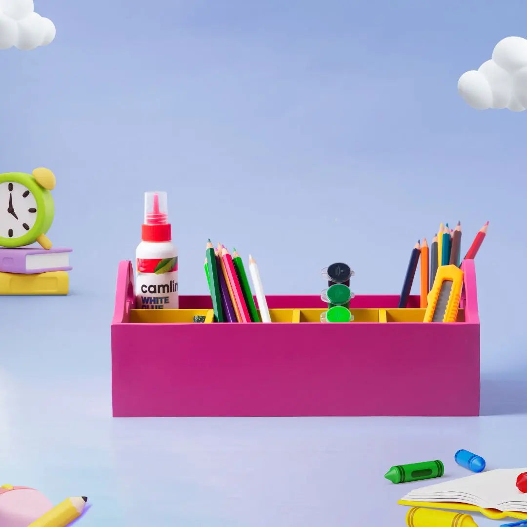 Pink Customised Stationery Organiser Pink Customised Stationery Organiser