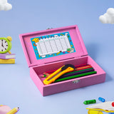 Pink Customised Kids Box Organiser Pink Customised Kids Box Organiser