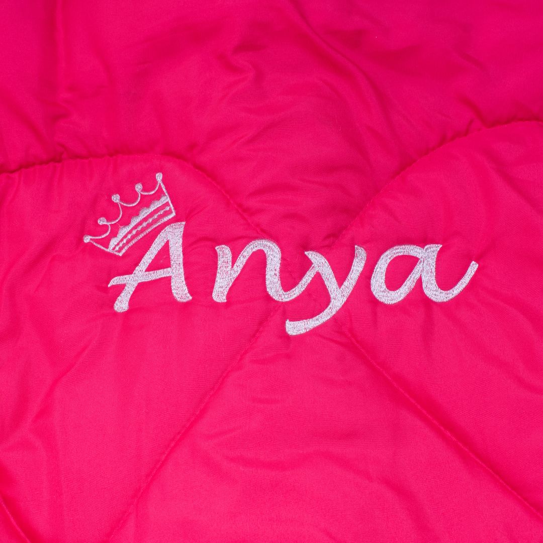 Pink Customised Name Blankets Pink Customised Name Blankets