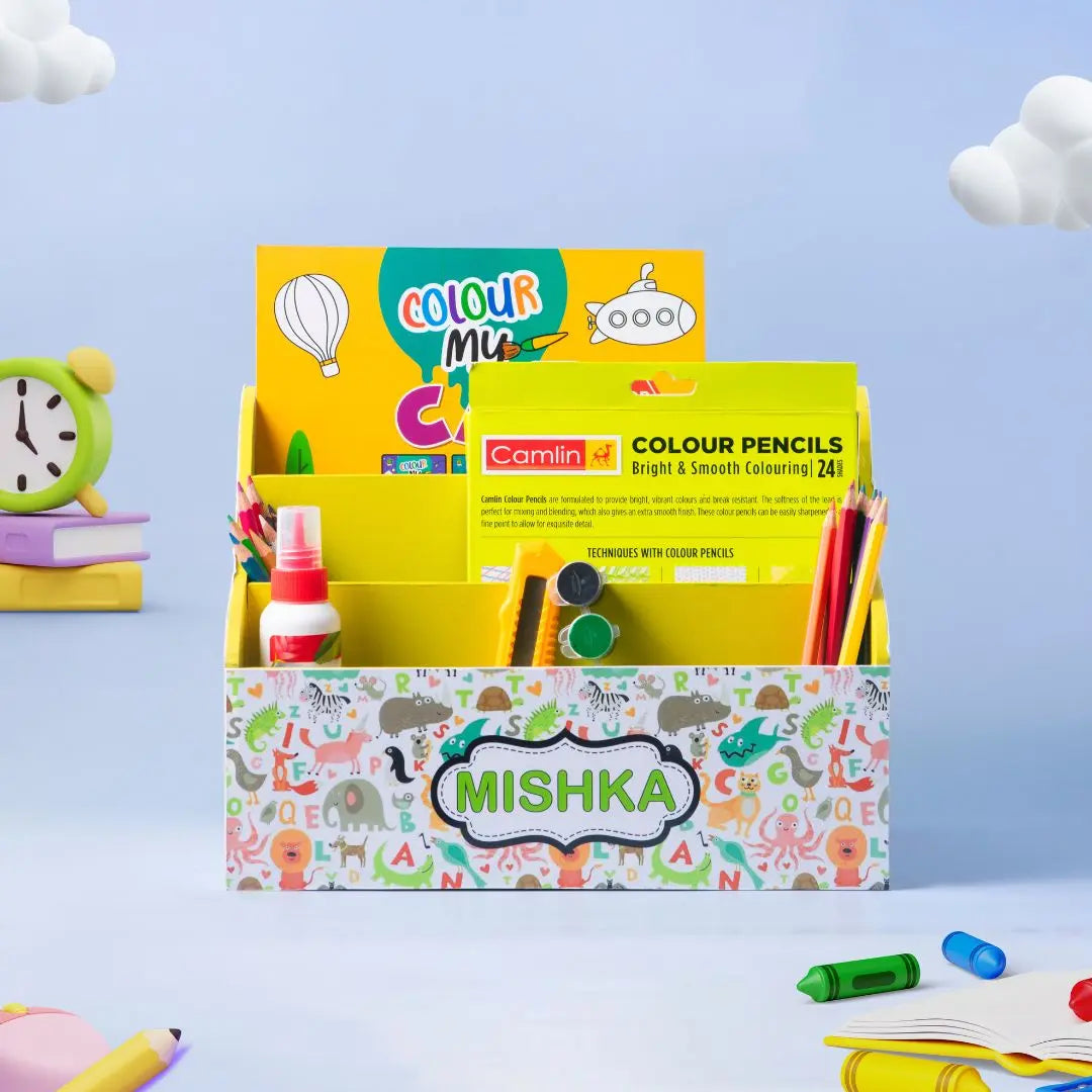 Customised Kids Stationery Organiser Customised Kids Stationery Organiser