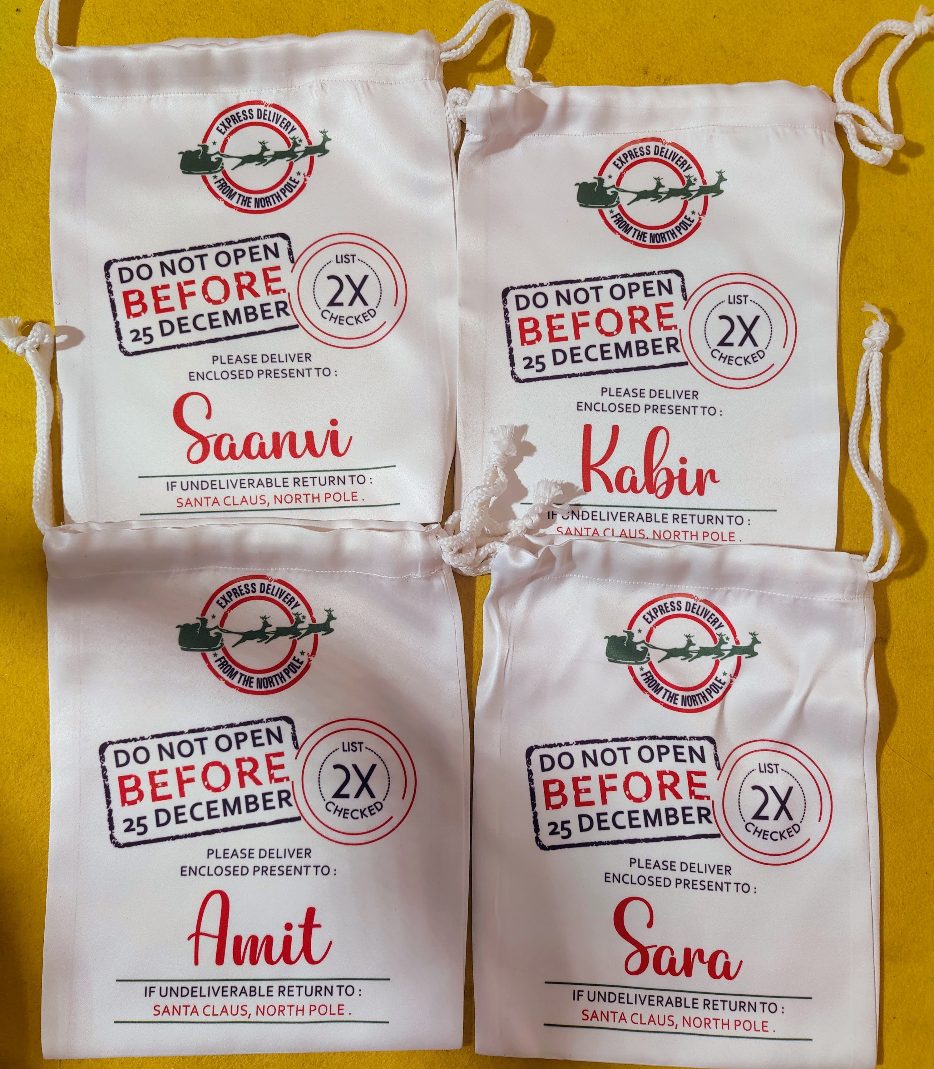 Christmas Sack Bags PitaaraBox Christmas Sack Bags PitaaraBox