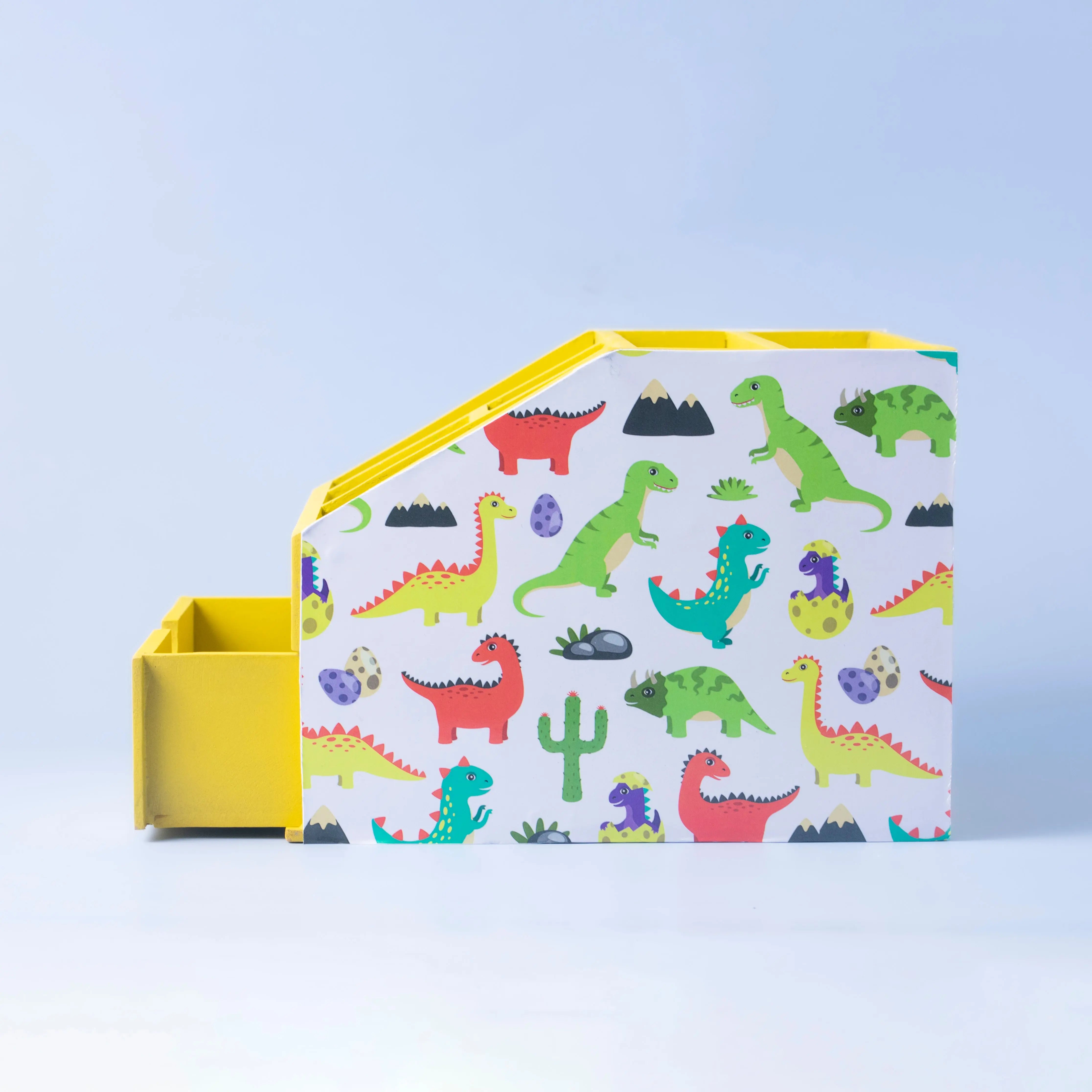 Customised Kids Yellow Stationery Organiser Customised Kids Yellow Stationery Organiser