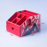 Customised Kids Red Stationery Organiser