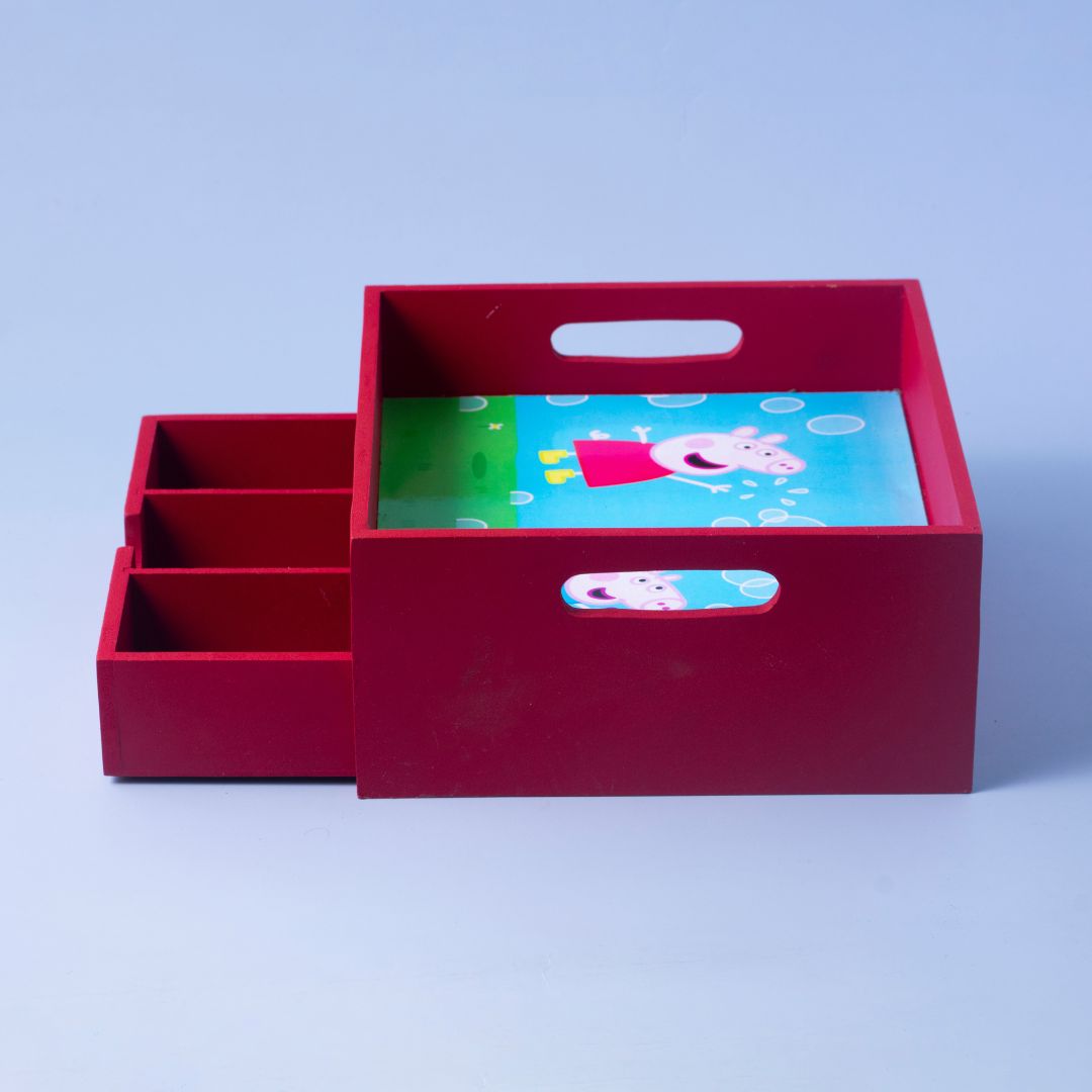 Red Customised Draw Organiser