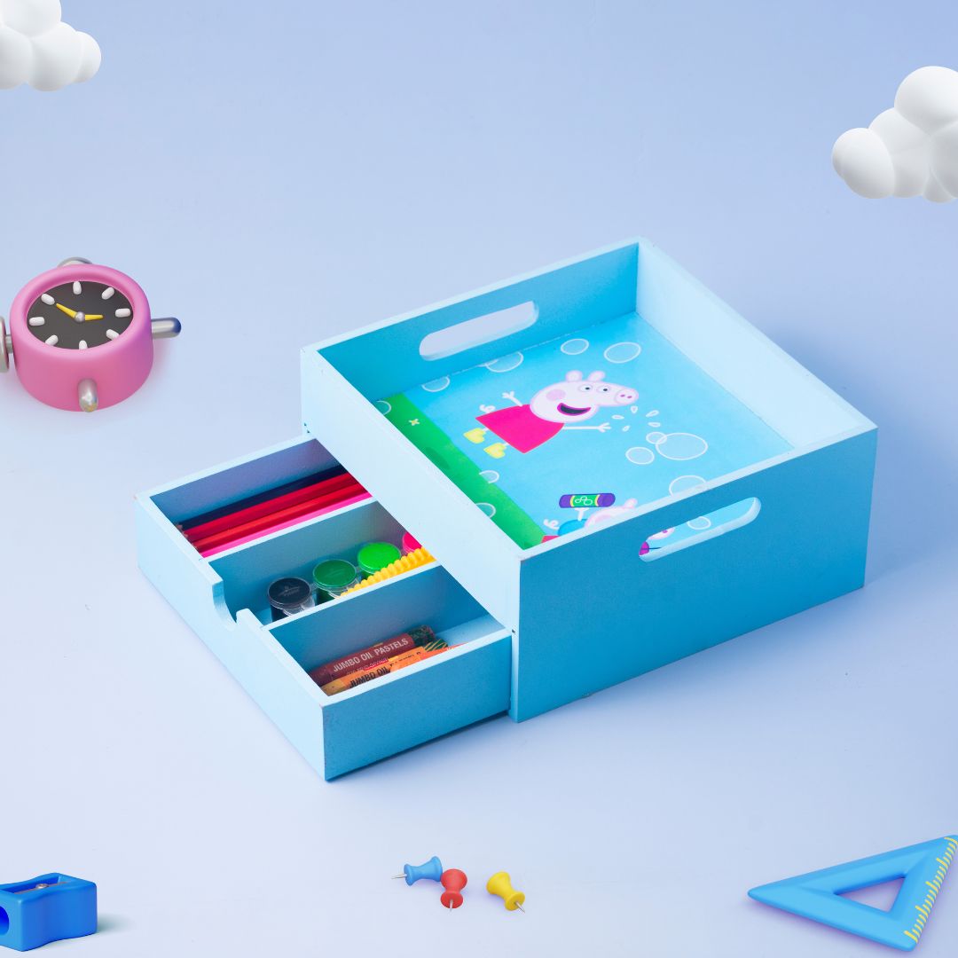 Blue Draw Organiser