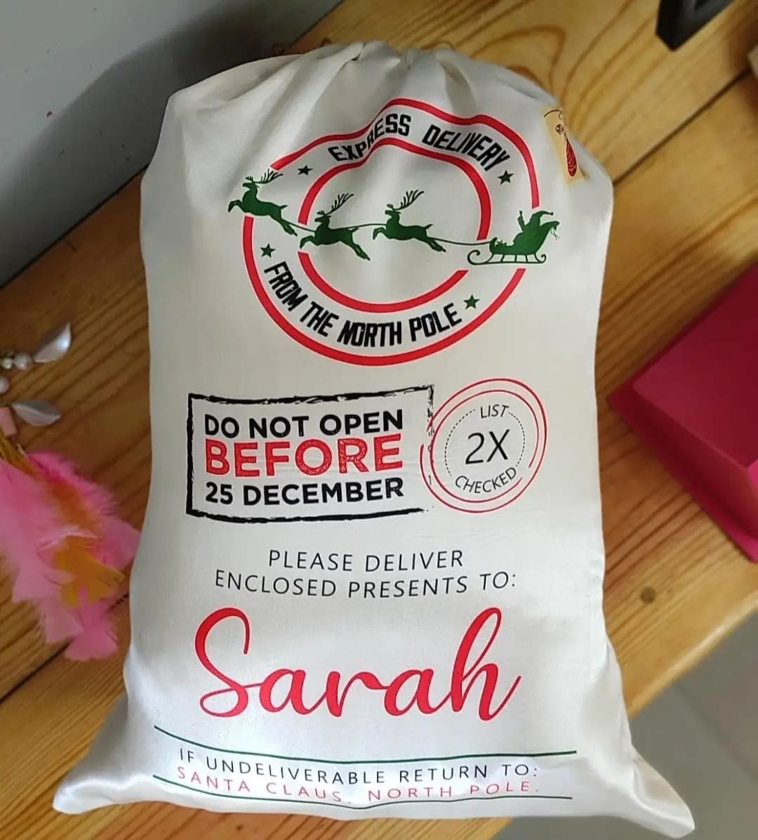 Christmas Sack Bags PitaaraBox