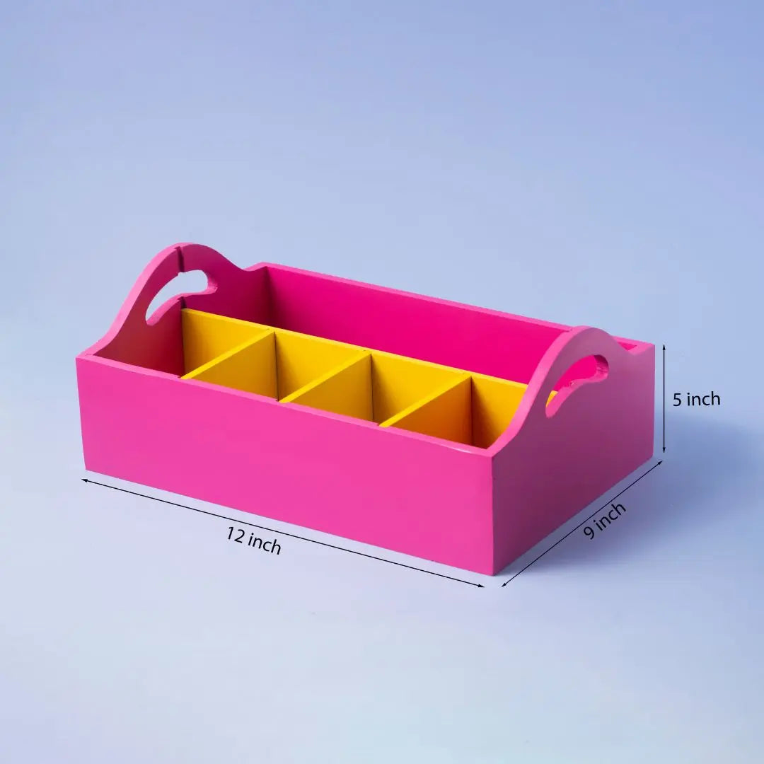 Pink Customised Stationery Organiser