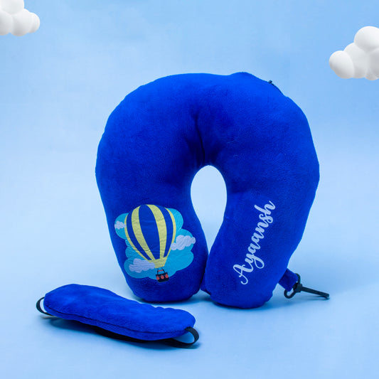 blue neck pillow