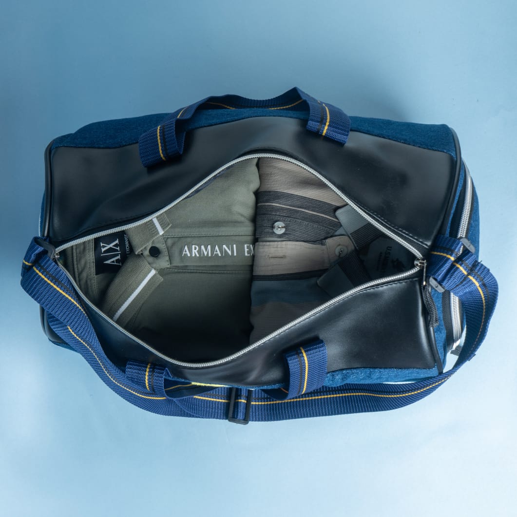 Denim Sports Bag - Image 5