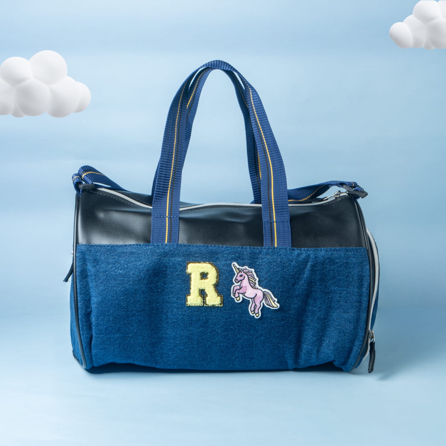 Denim Sports Bag