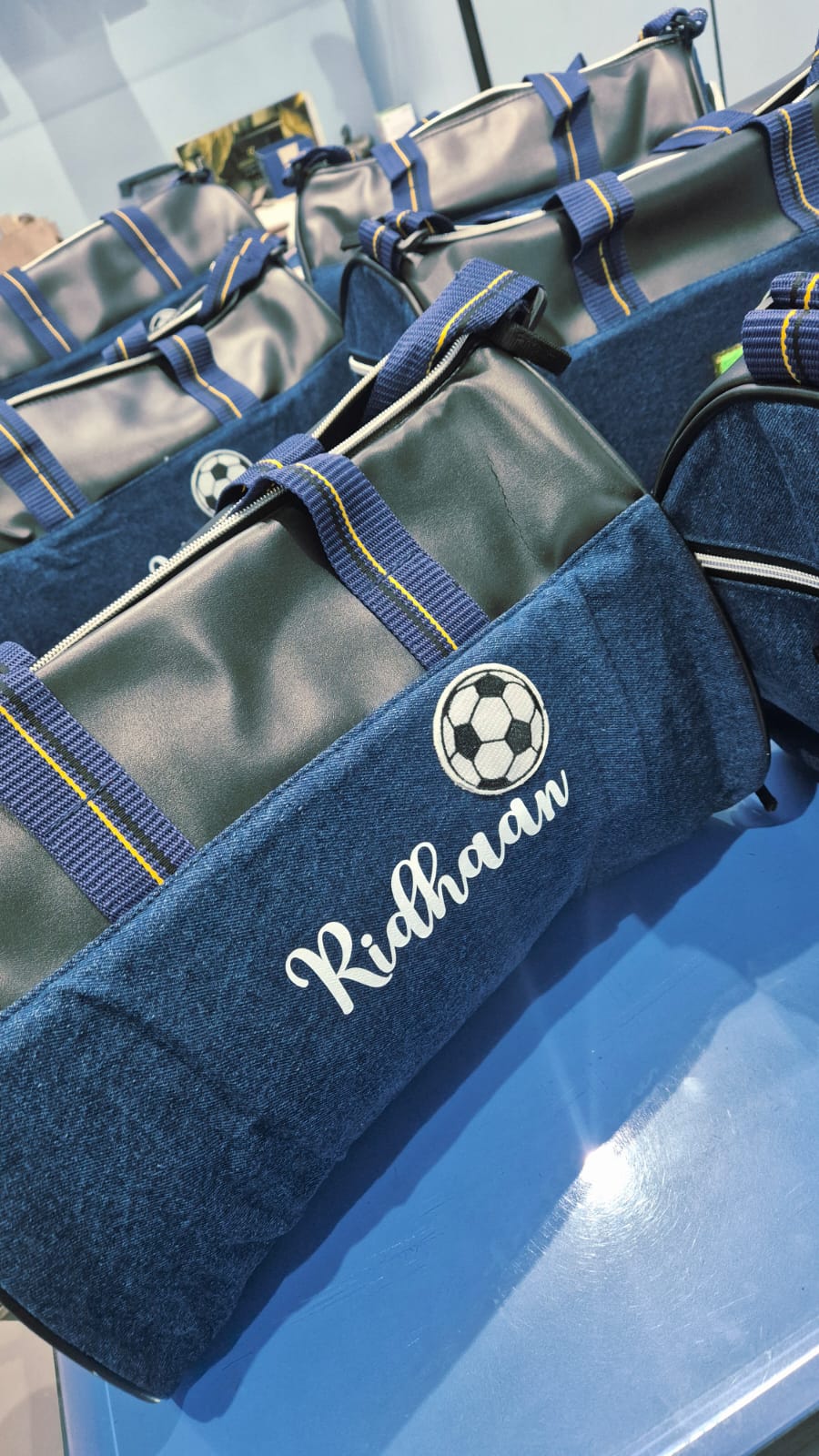 Denim Sports Bag - Image 7