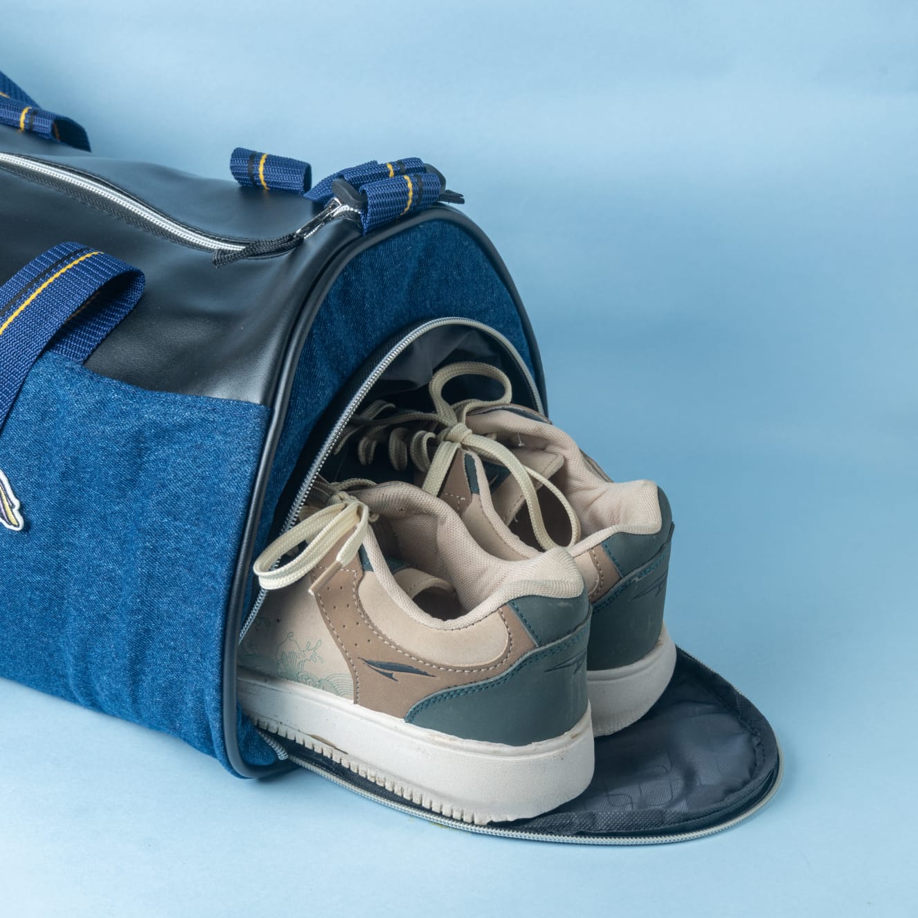 Denim Sports Bag - Image 4