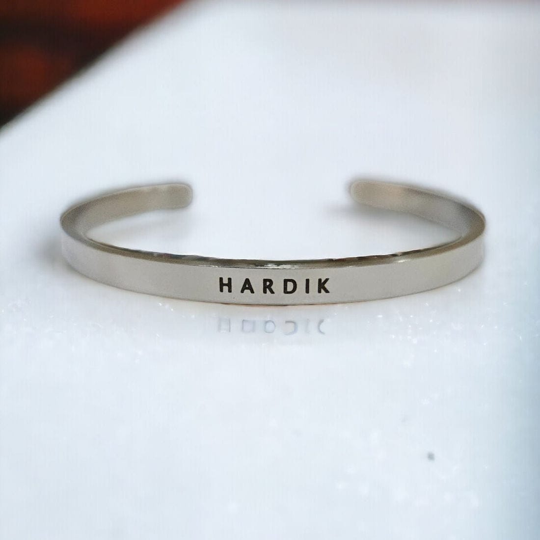 Personalised Half Metal Bracelet - Image 3