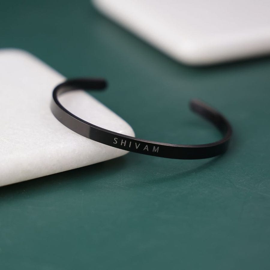 Personalised Half Metal Bracelet - Image 4