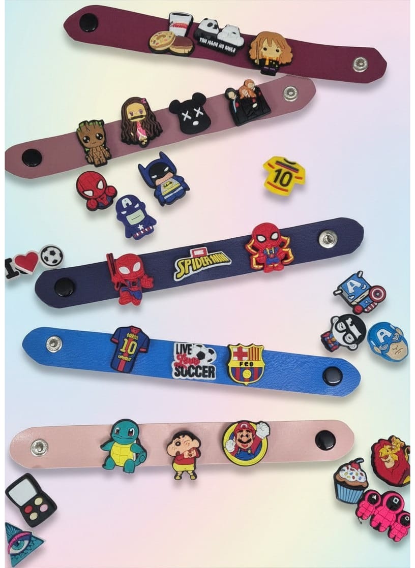DIY Croc Rakhi Bands